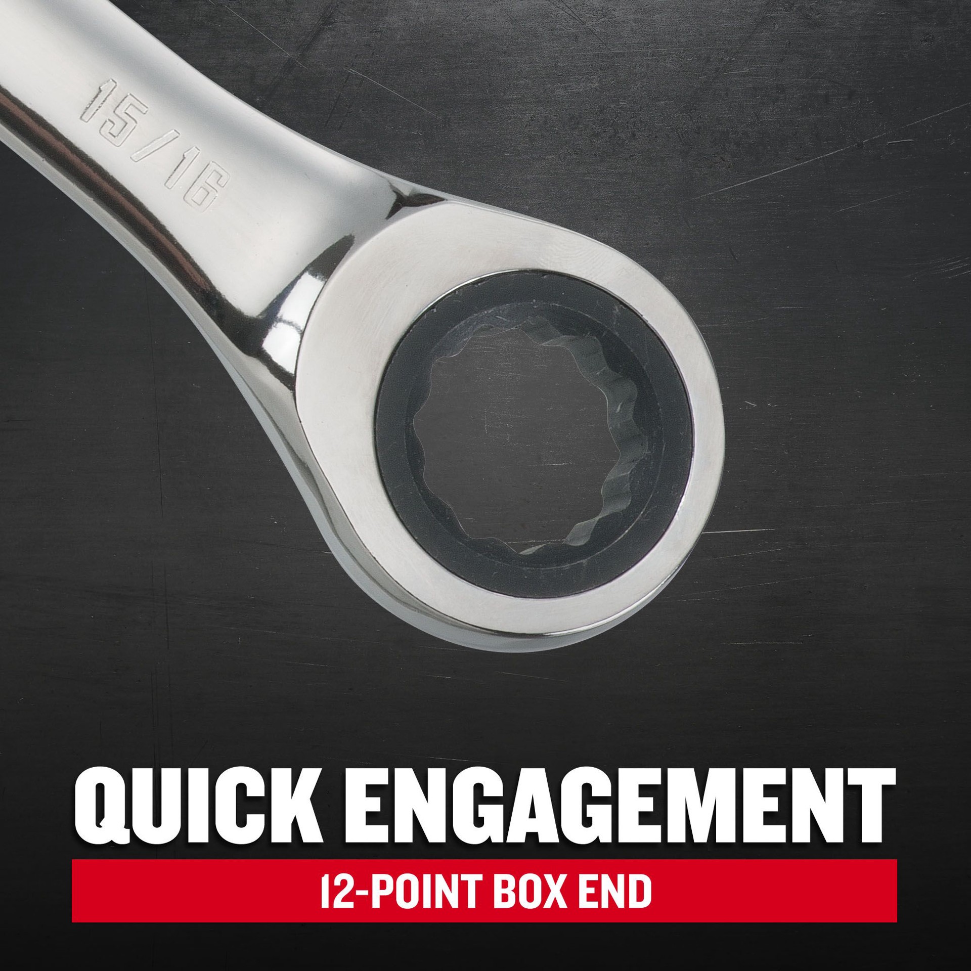 slide 4 of 6, CRAFTSMAN 15/16-in Standard (SAE) Ratchet Wrench, 1 ct