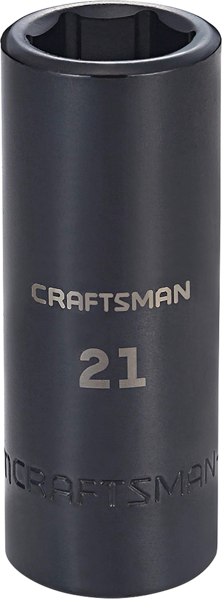slide 1 of 6, CRAFTSMAN Metric 1/2-in Drive 21mm 6-point Impact Socket Individual, 1 ct