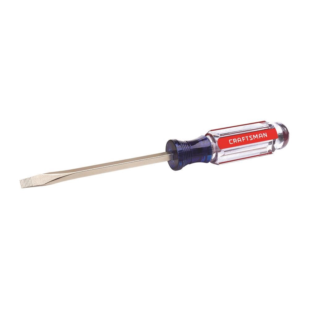 slide 2 of 6, CRAFTSMAN 3/16-in 4-in Flathead Screwdriver, 1 ct