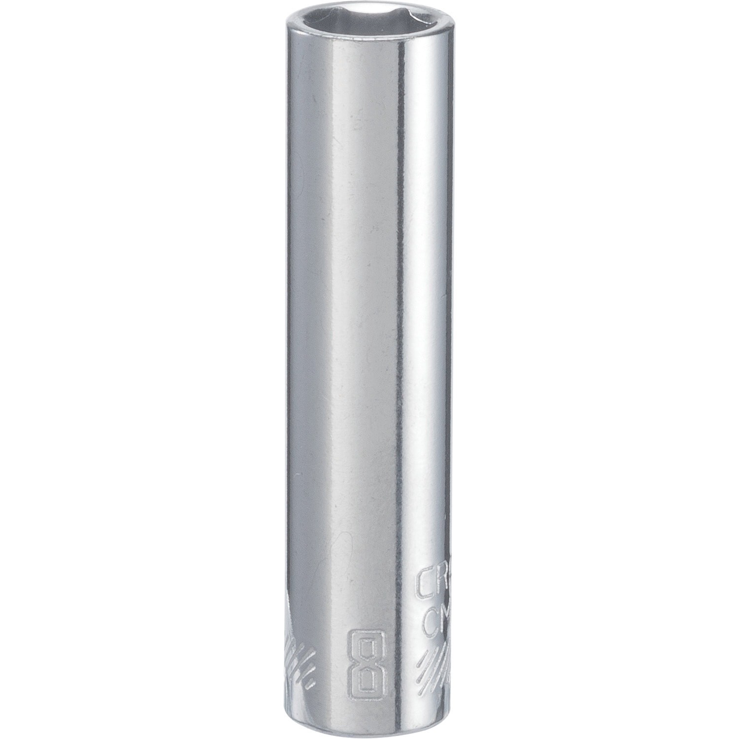 slide 1 of 6, CRAFTSMAN 1/4-in Drive Metric 8mm Deep Socket, 1 ct