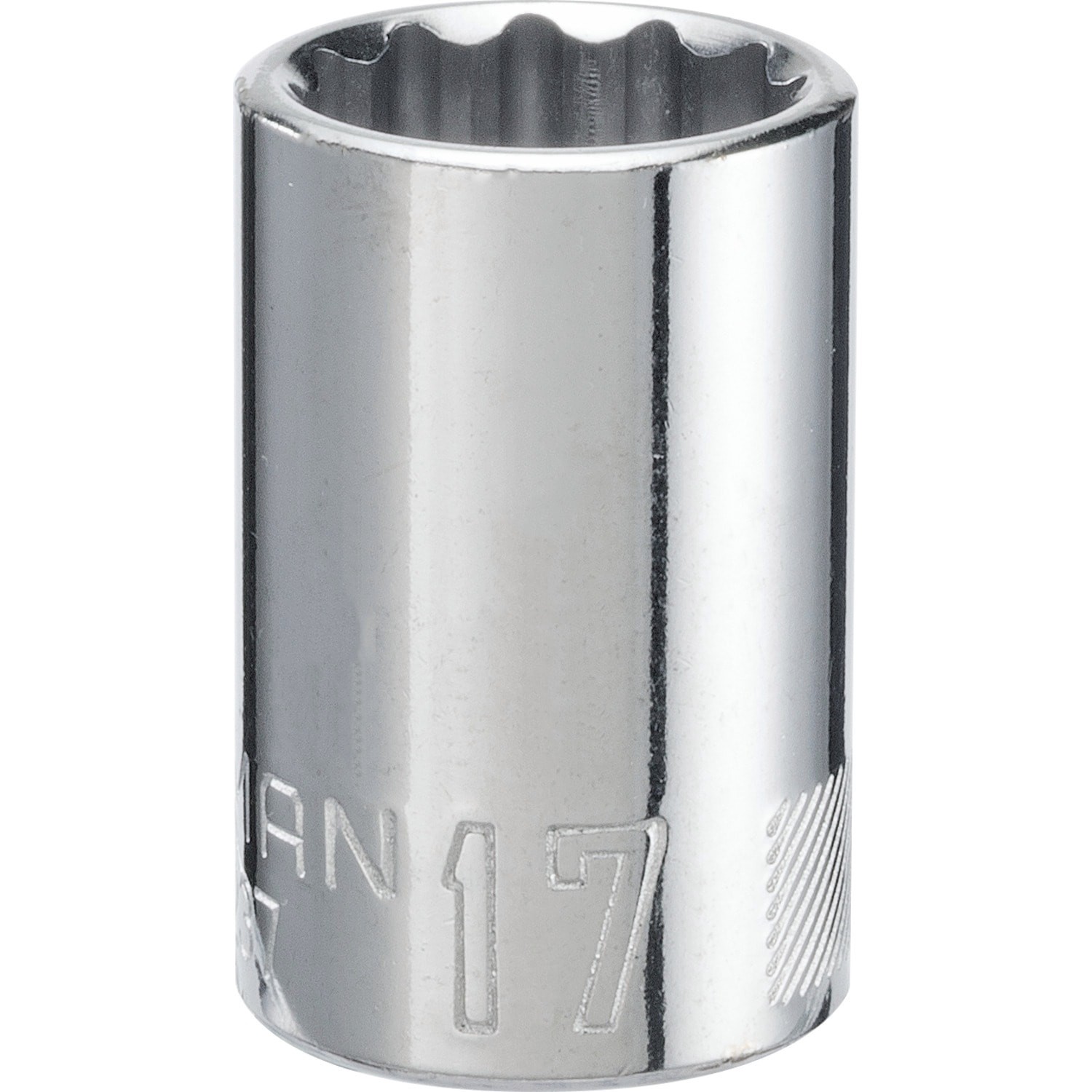 slide 1 of 6, CRAFTSMAN 1/2-in Drive Metric 17mm Shallow Socket, 1 ct