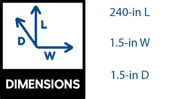 slide 2 of 6, smartpond 1-1/2-in ID 240-in x 1.5-in x 1.5-in Black PVC Pond Tubing, 1 ct