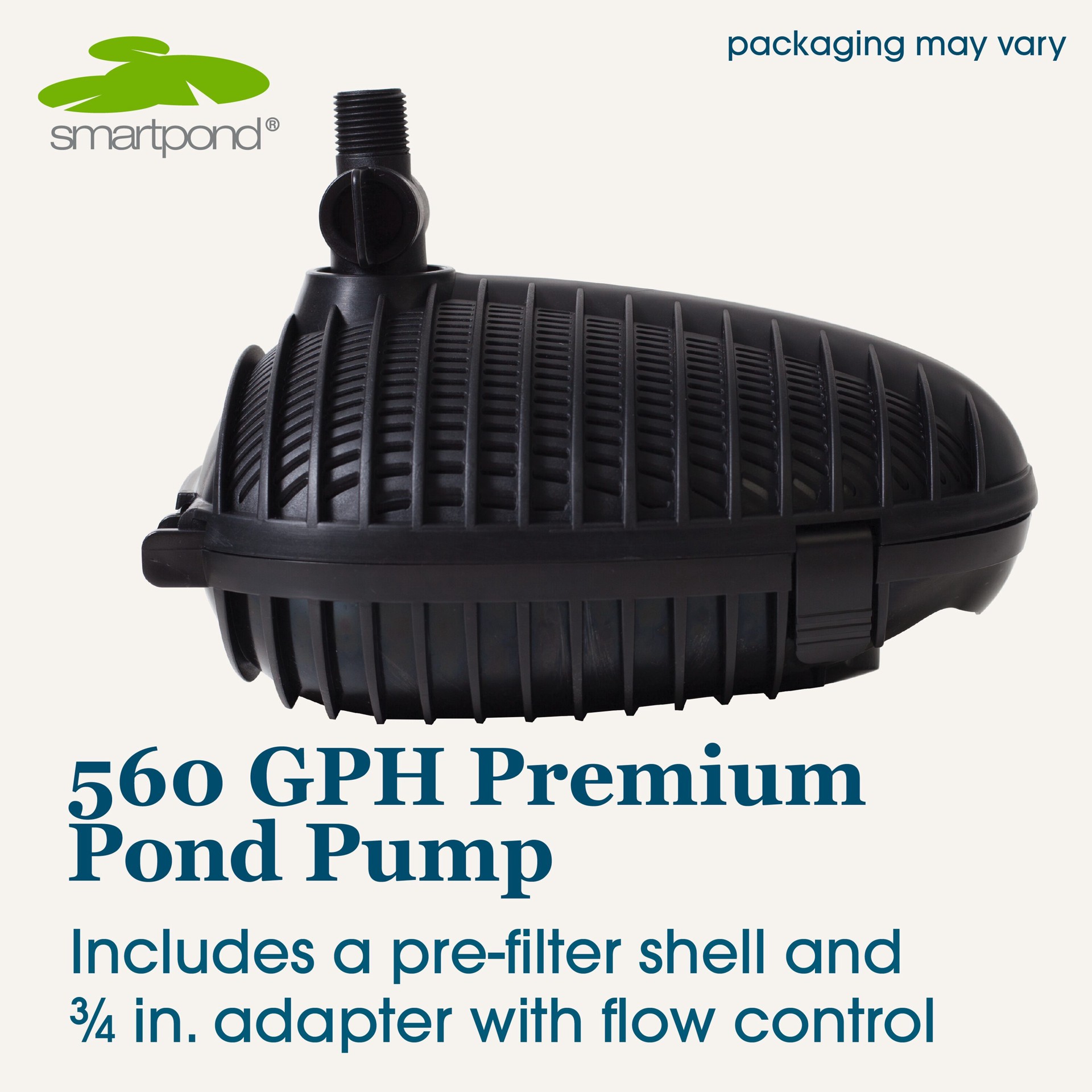 slide 2 of 6, smartpond Premium 630-GPH Submersible Pond Pump, 1 ct