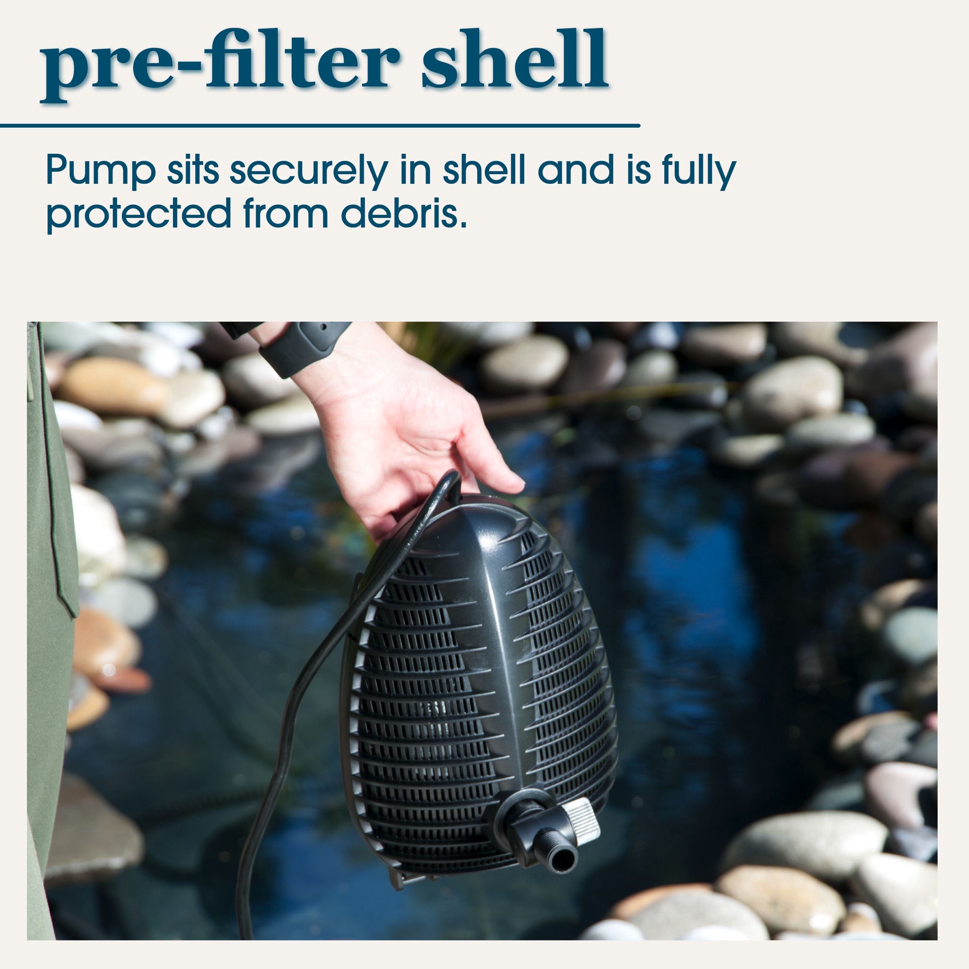 slide 6 of 6, smartpond Premium 630-GPH Submersible Pond Pump, 1 ct