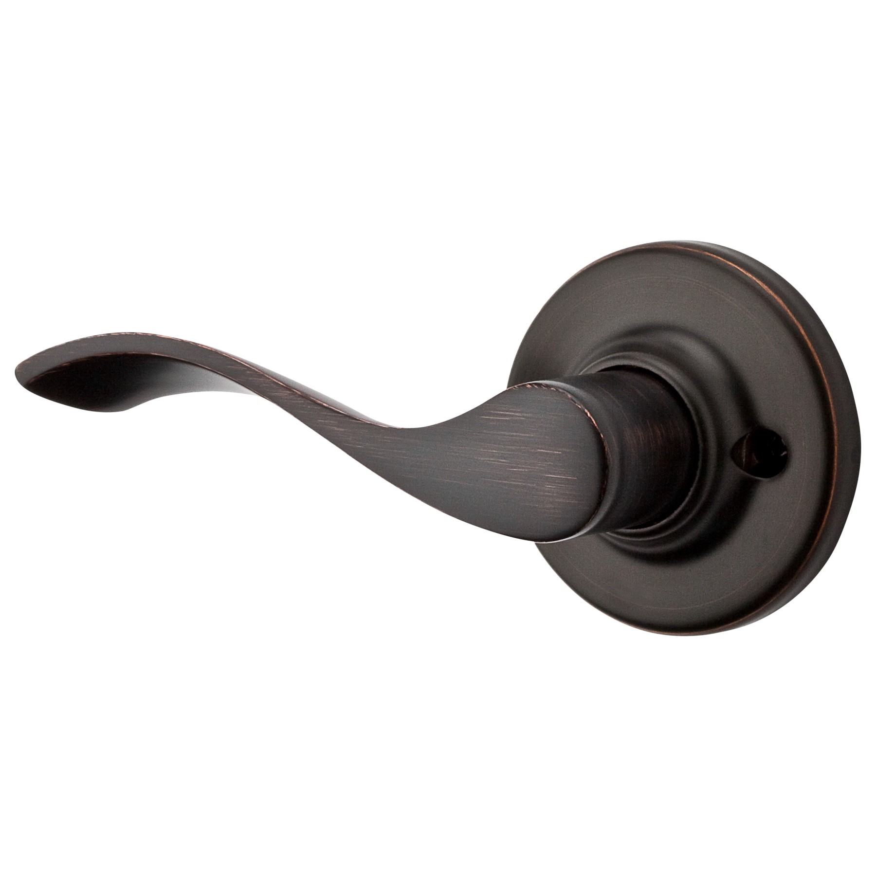 slide 1 of 6, Kwikset Balboa Venetian bronze Interior or Exterior Dummy Door Handle, 1 ct