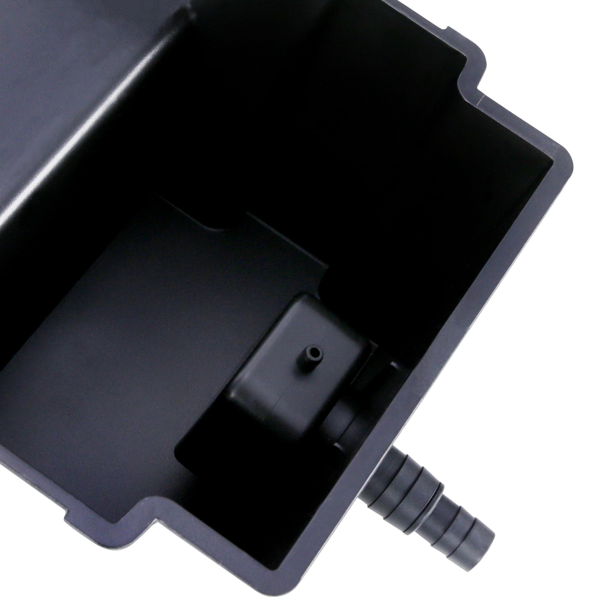 slide 2 of 6, smartpond 14.5-in x 10.4-in x 6.0-in Black Plastic Pond Waterfall box, 1 ct