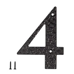 RELIABILT 5-in Black Number 4 1 ct | shipt