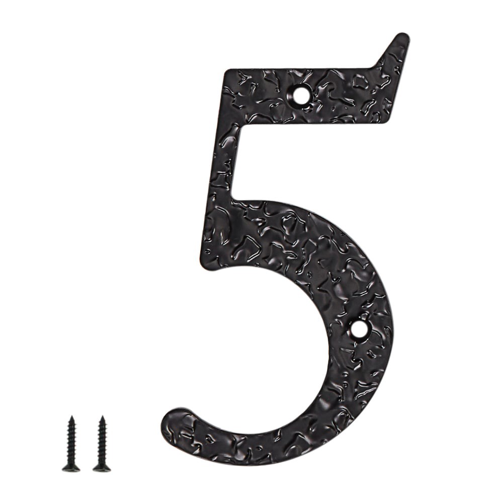 slide 1 of 6, RELIABILT 5-in Black Number 5, 1 ct