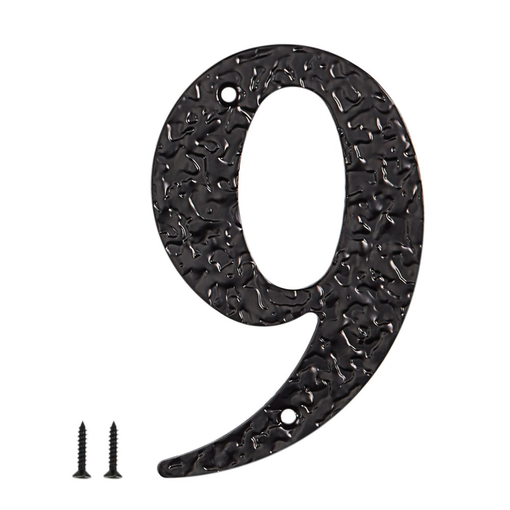 slide 1 of 6, RELIABILT 5-in Black Number 9, 1 ct