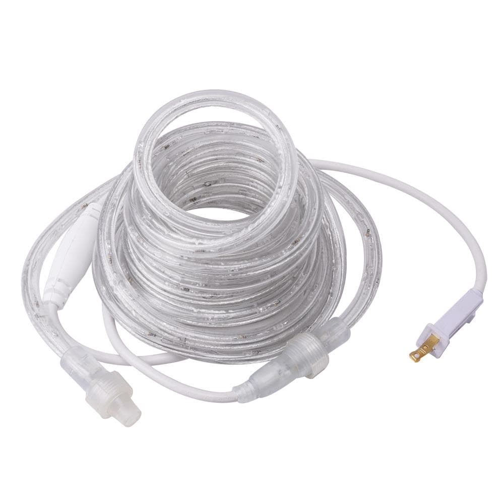 slide 4 of 5, Utilitech Indoor/Outdoor Integrated LED Soft White Rope Light, 1 ct