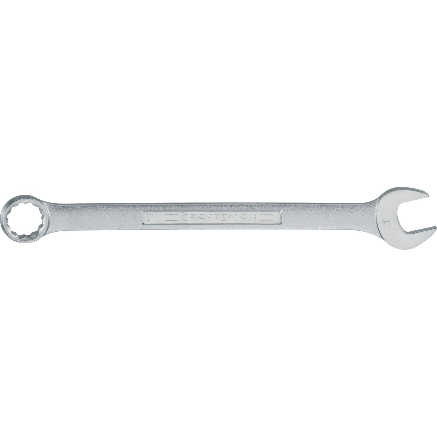 slide 1 of 6, CRAFTSMAN 1-in 12-point Standard (SAE) Standard Combination Wrench (no case), 1 ct