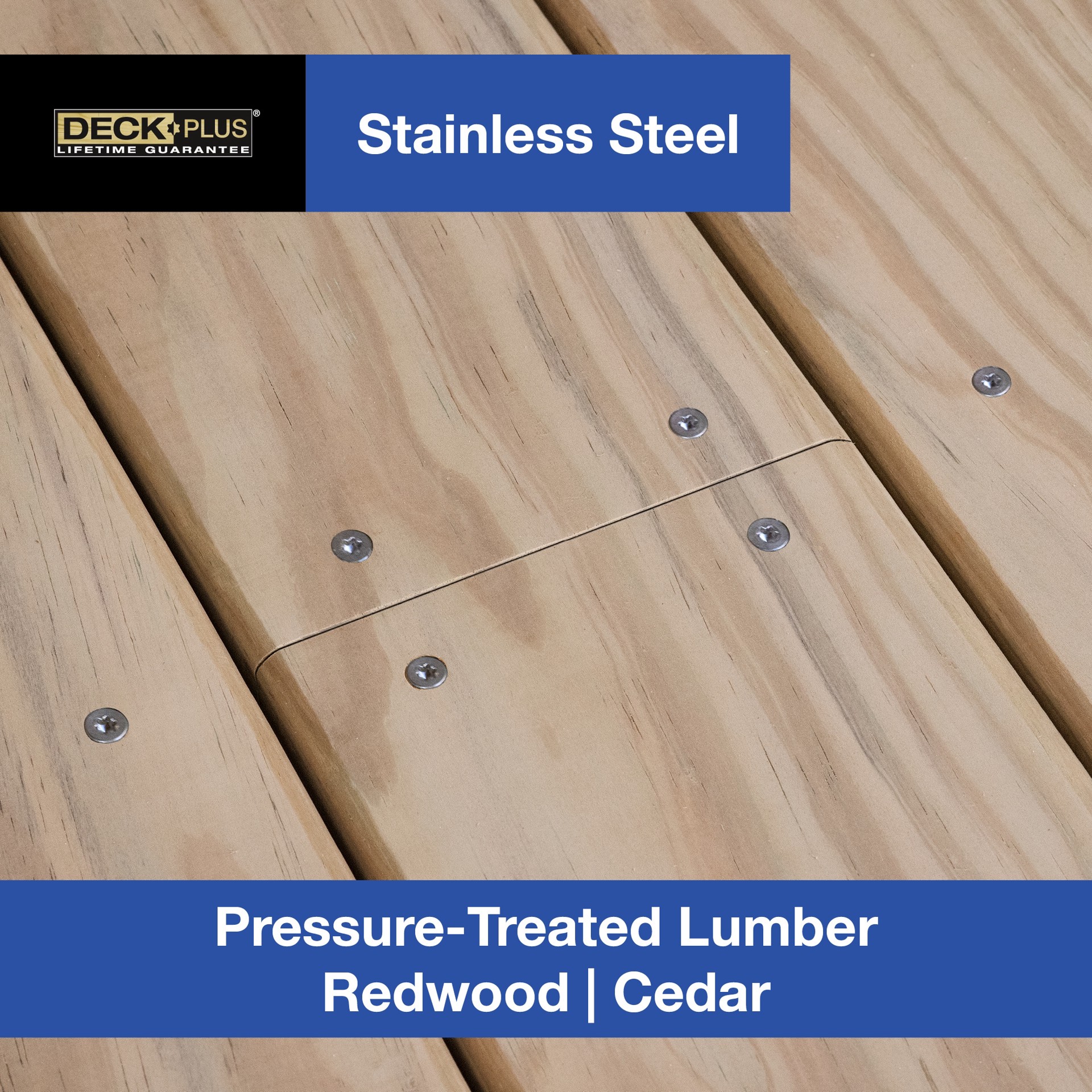 slide 4 of 6, Deck Plus #8 x 2-in Wood to wood Deck Screws ( 125 -Per Box ), 1 ct