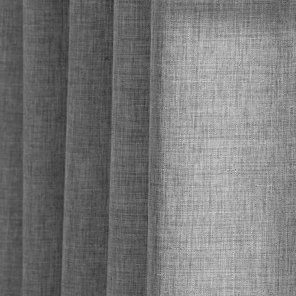 slide 4 of 5, Style Selections 84.0-in Grey Blackout Thermal lined Back tab Single curtain panel, 1 ct