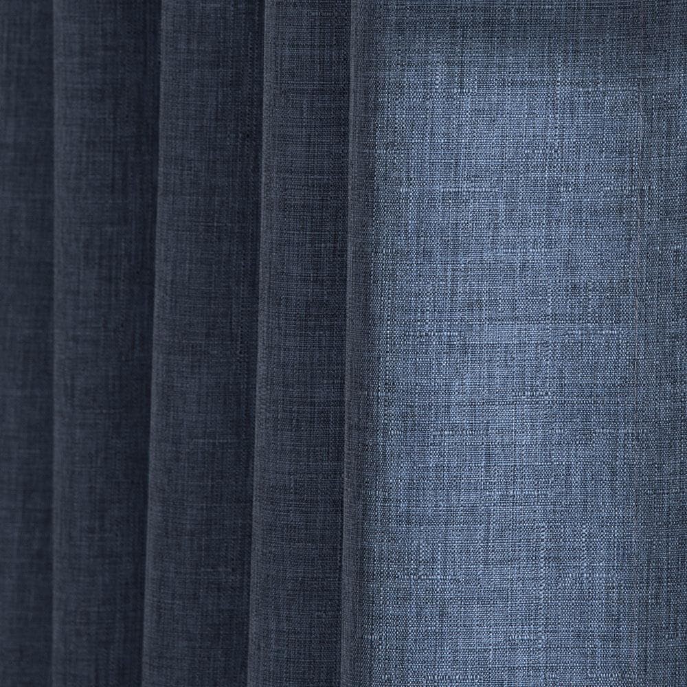 slide 3 of 4, LIVING LOGIC 84.0000-in Midnight Blackout Thermal lined Back tab Single curtain panel, 1 ct