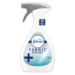 Febreze Heavy Duty Odor Eliminator Spray 27 -fl oz Crisp Clean Fabric Deodorizer