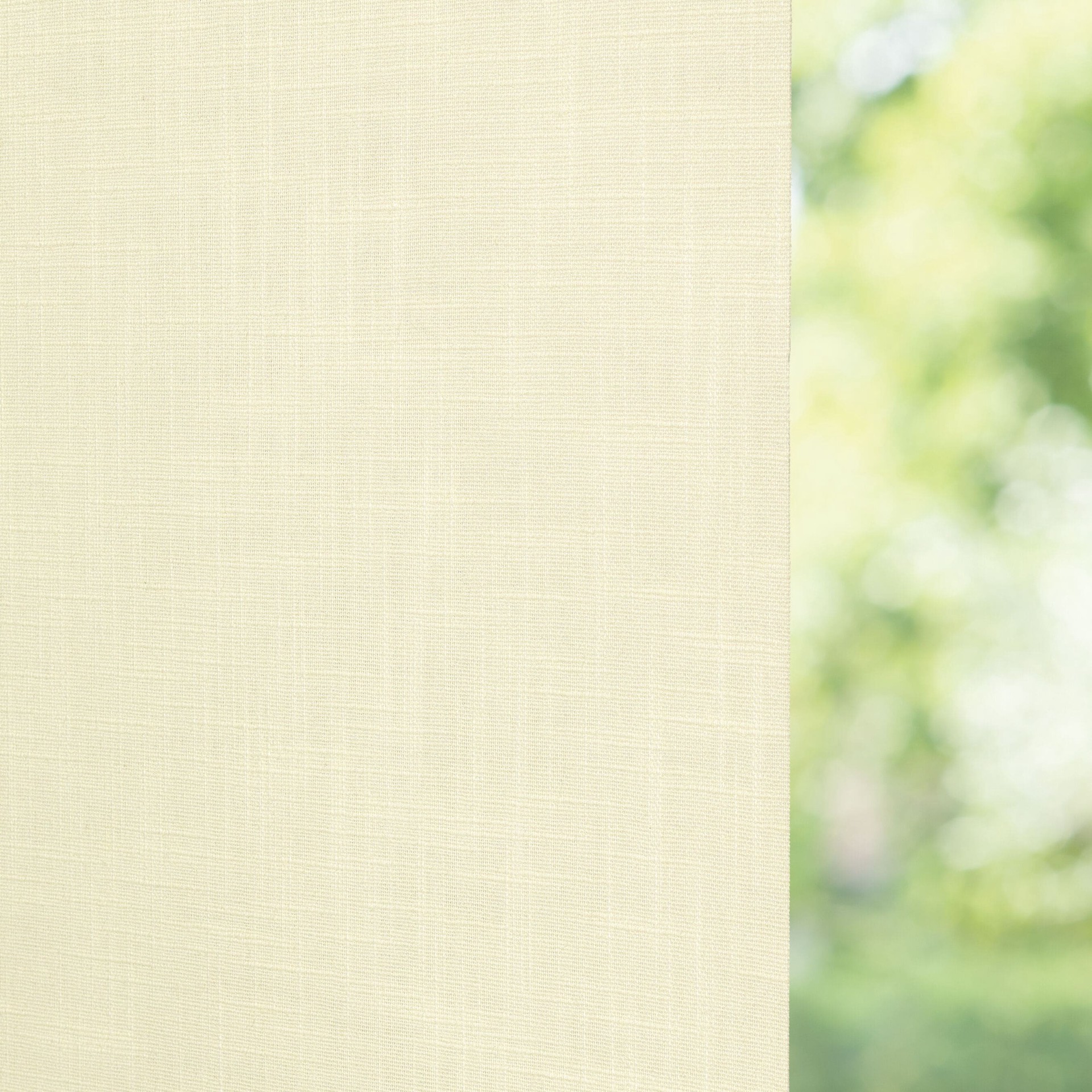 slide 5 of 6, LEVOLOR 37-in x 72-in Cream Linen Light Filtering Cordless Roller Shade, 1 ct