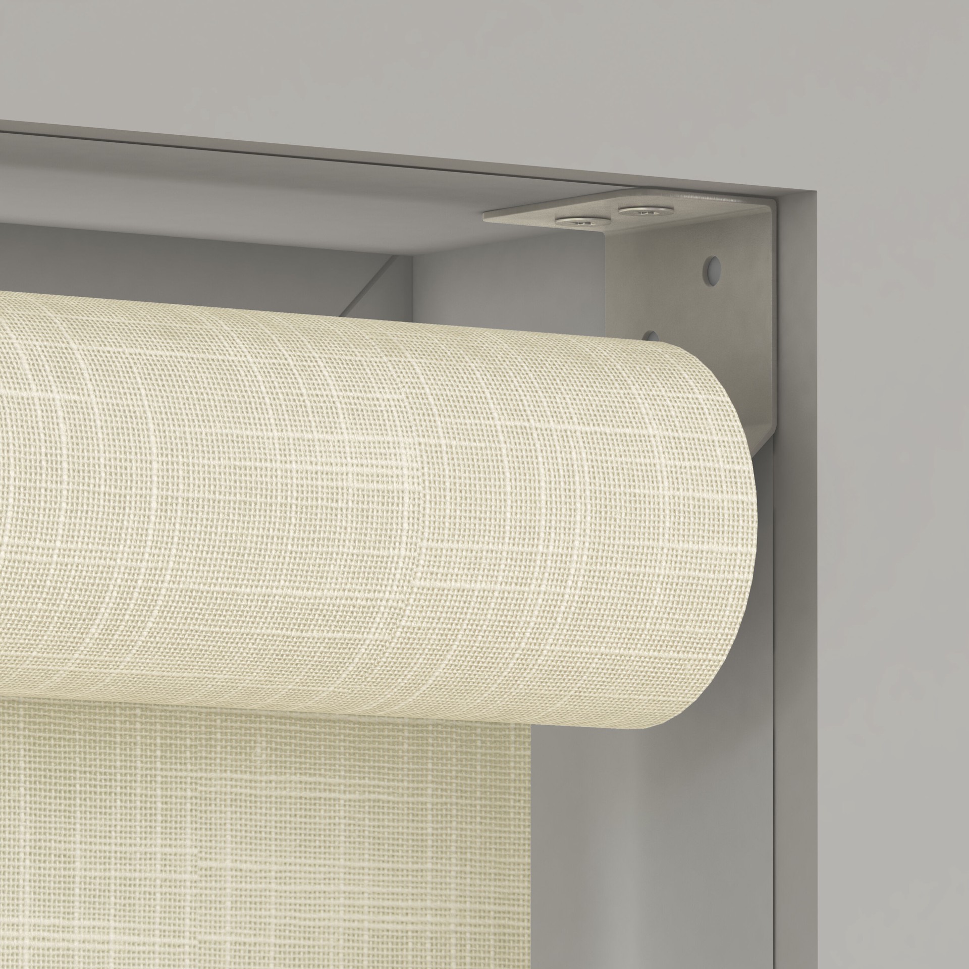slide 6 of 6, LEVOLOR 37-in x 72-in Cream Linen Light Filtering Cordless Roller Shade, 1 ct