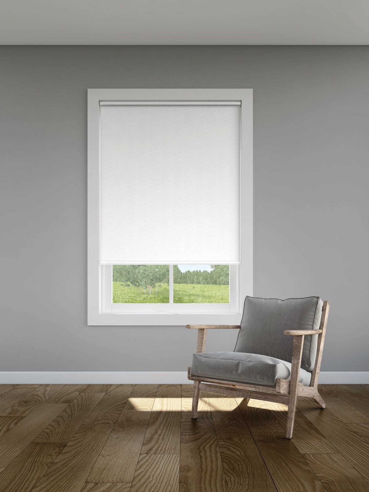 slide 3 of 6, LEVOLOR 55-in x 72-in Dove Room Darkening Cordless Roller Shade, 1 ct