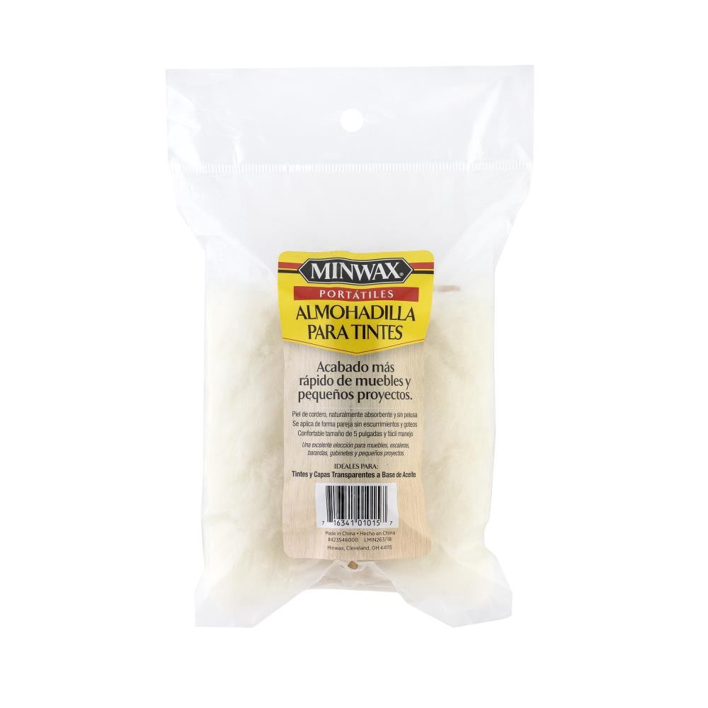 slide 2 of 4, Minwax 7-Inches x 3-Inches Lambskin Stain pad, 1 ct