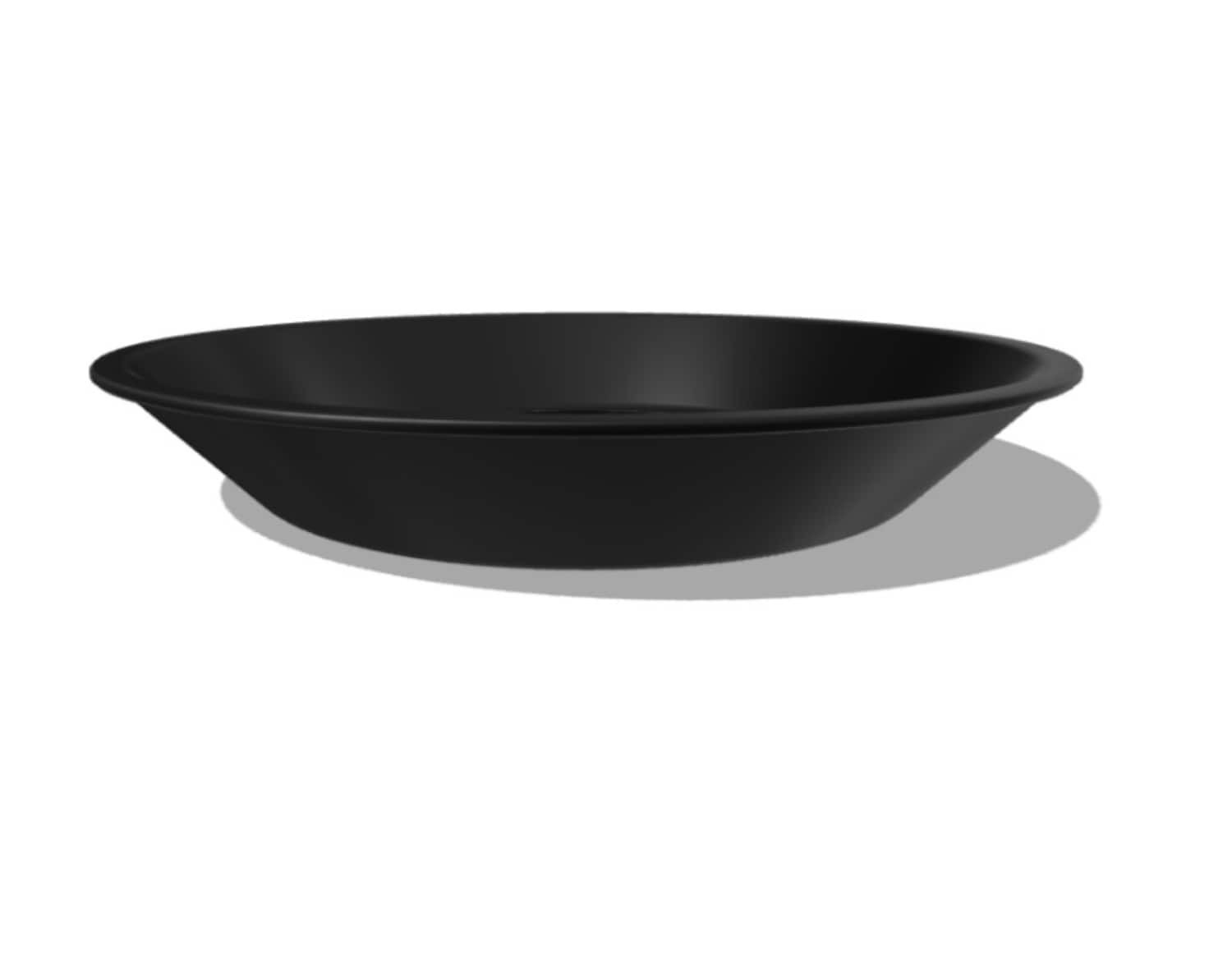 slide 4 of 6, Style Selections 8-Inches Black Plastic Plant Saucer, 1 ct