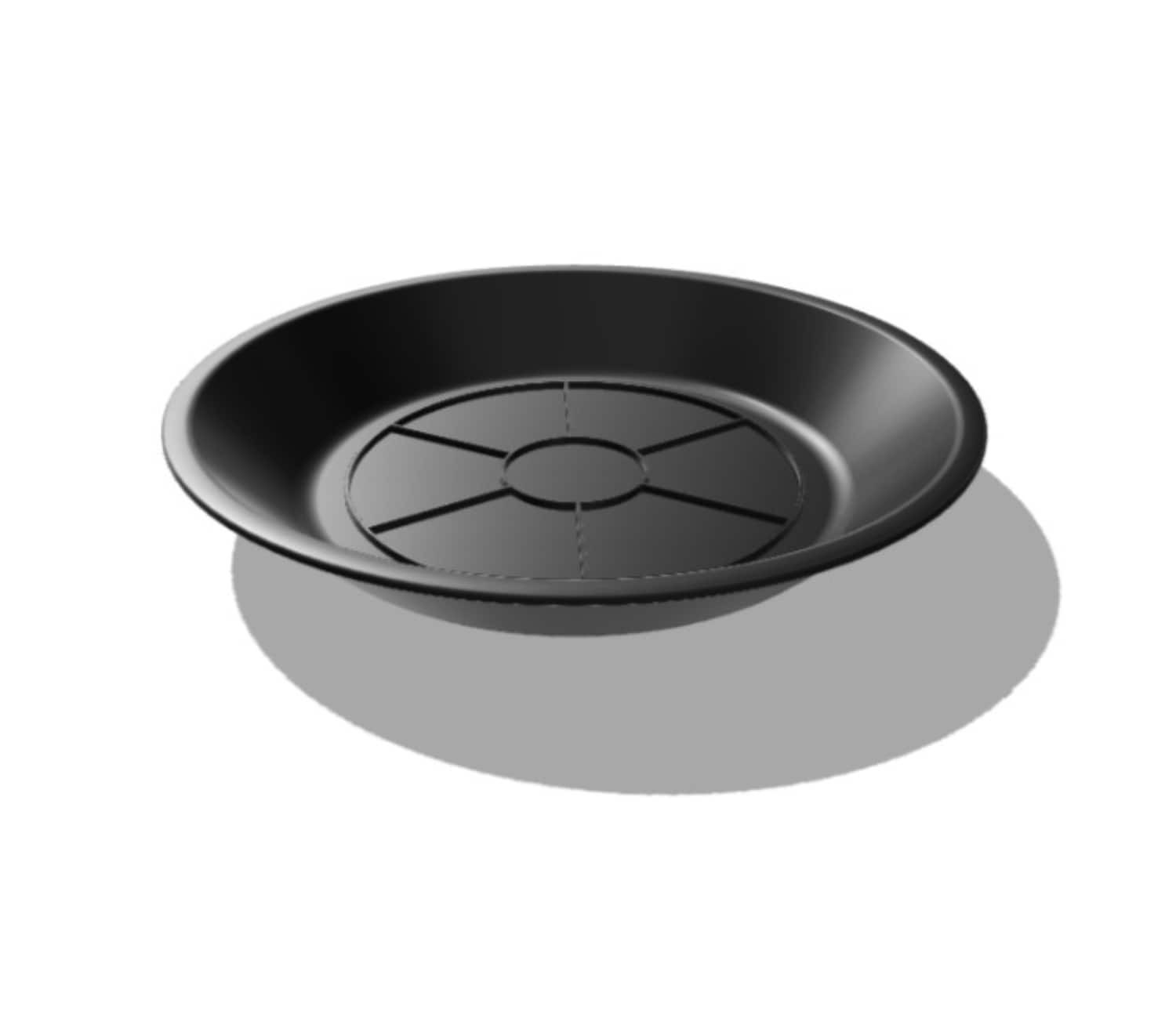 slide 5 of 6, Style Selections 8-Inches Black Plastic Plant Saucer, 1 ct