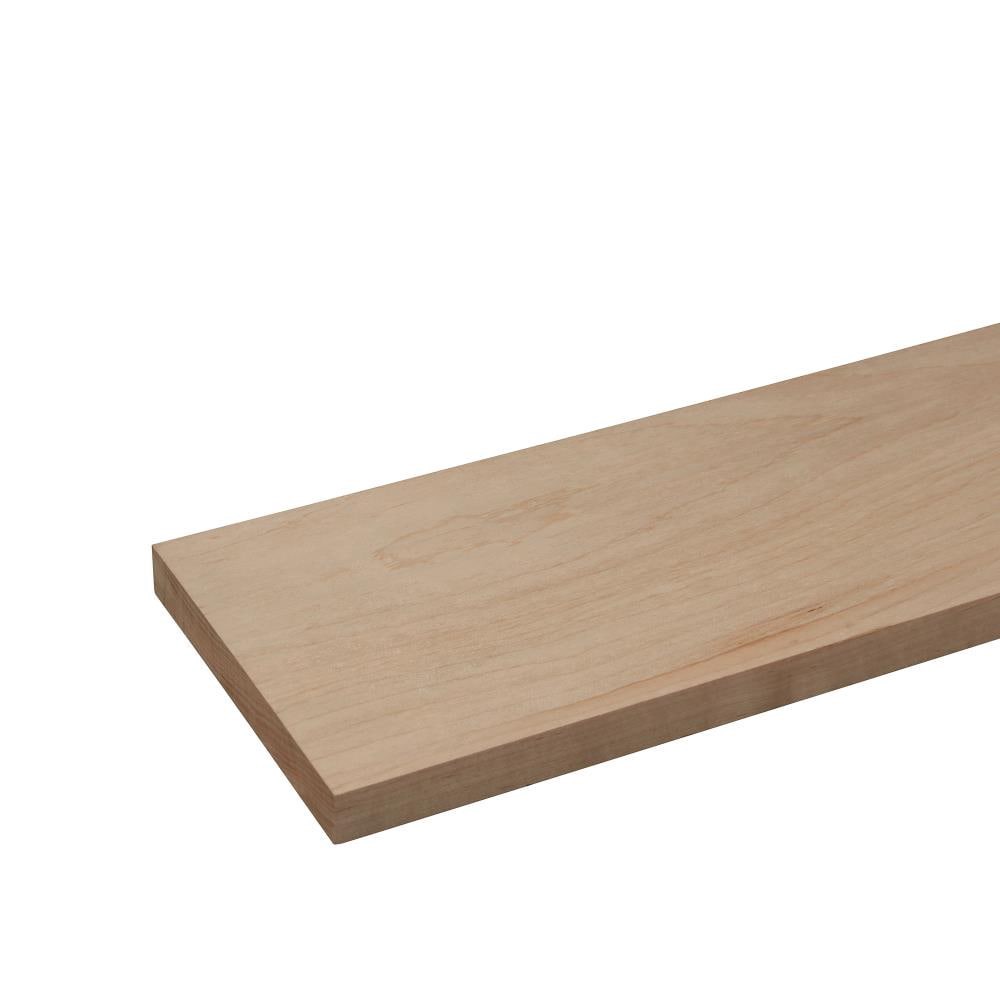 slide 1 of 5, RELIABILT 1/2-in x 6-in x 4-ft Unfinished Clear S4S Maple Common Softwood Board, 1 ct