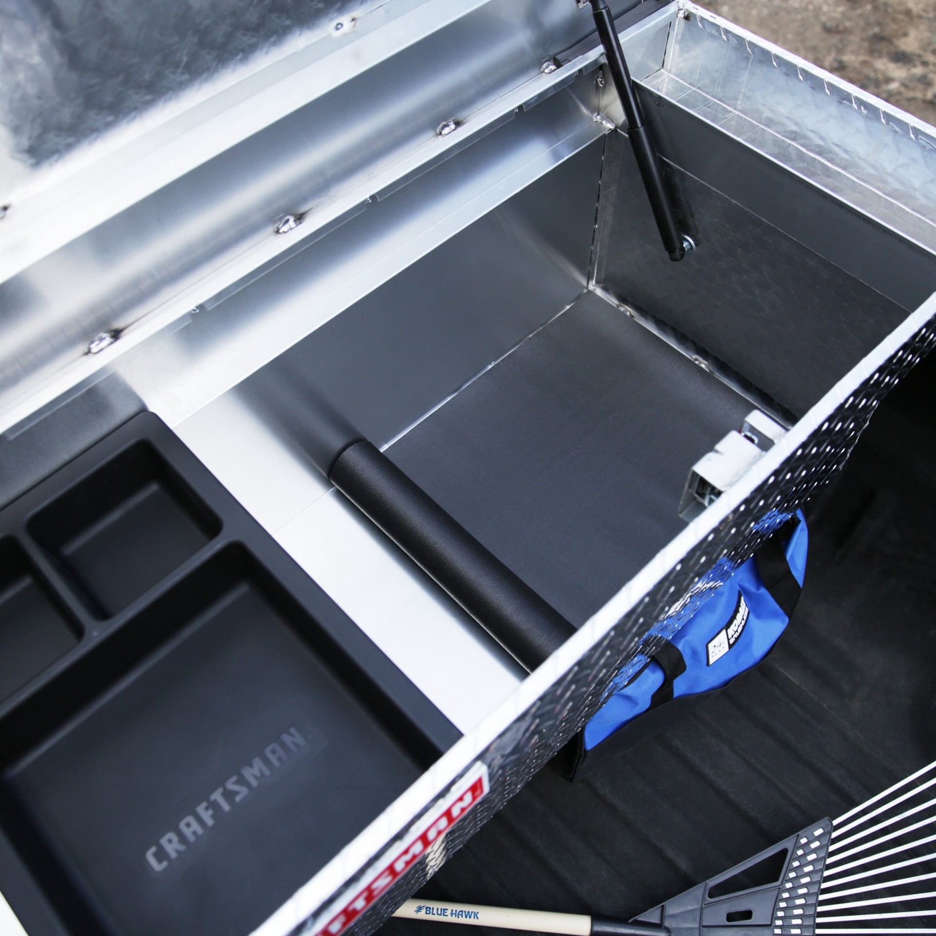 slide 2 of 4, CRAFTSMAN Rubber Truck Box Mat , All Model Compatible , Use with Truck Box , Black , Non-Slip , Cuttable , Truck Box Accessories, 1 ct