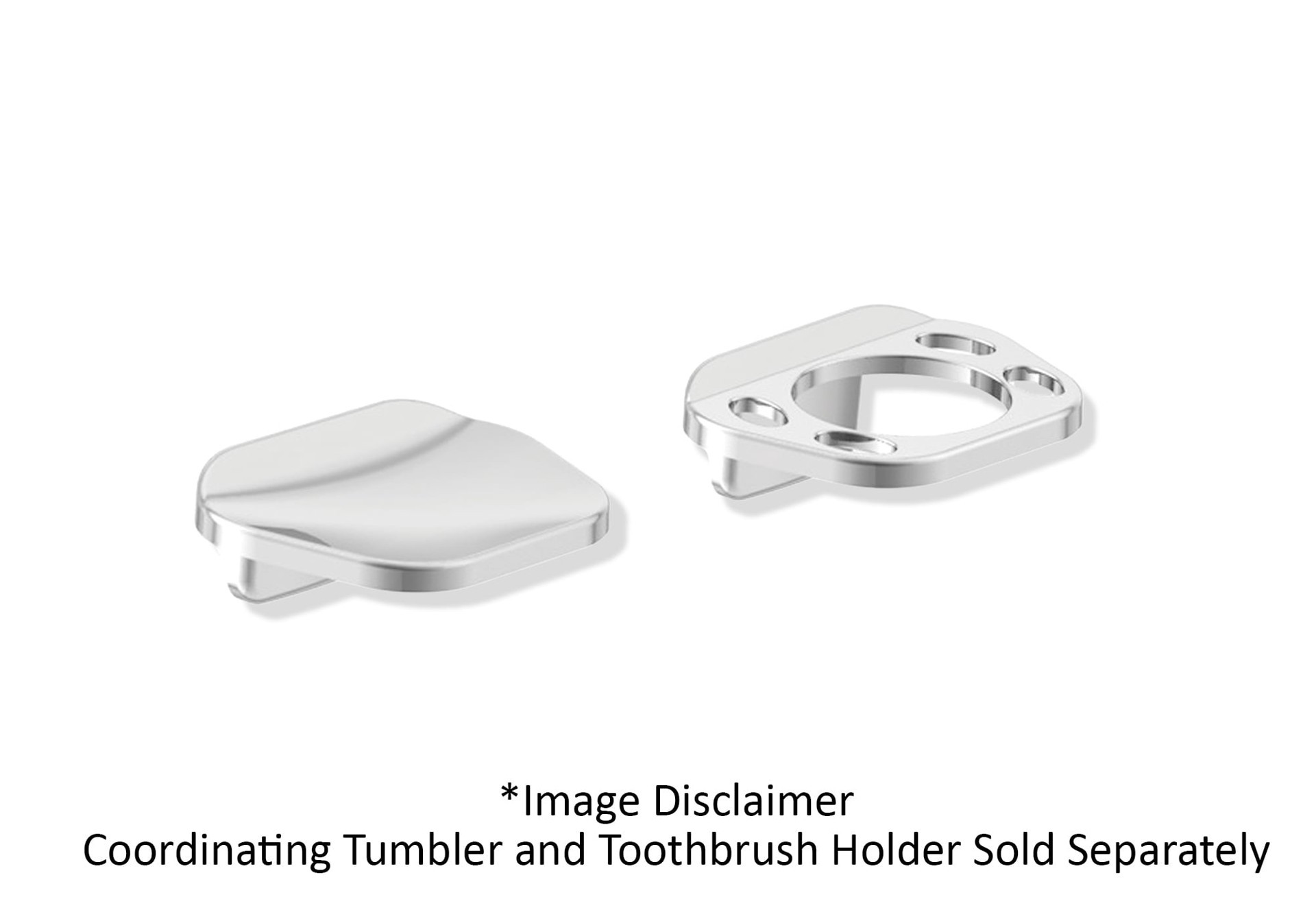 slide 6 of 6, Project Source Seton Chrome Zinc Soap Dish, 1 ct