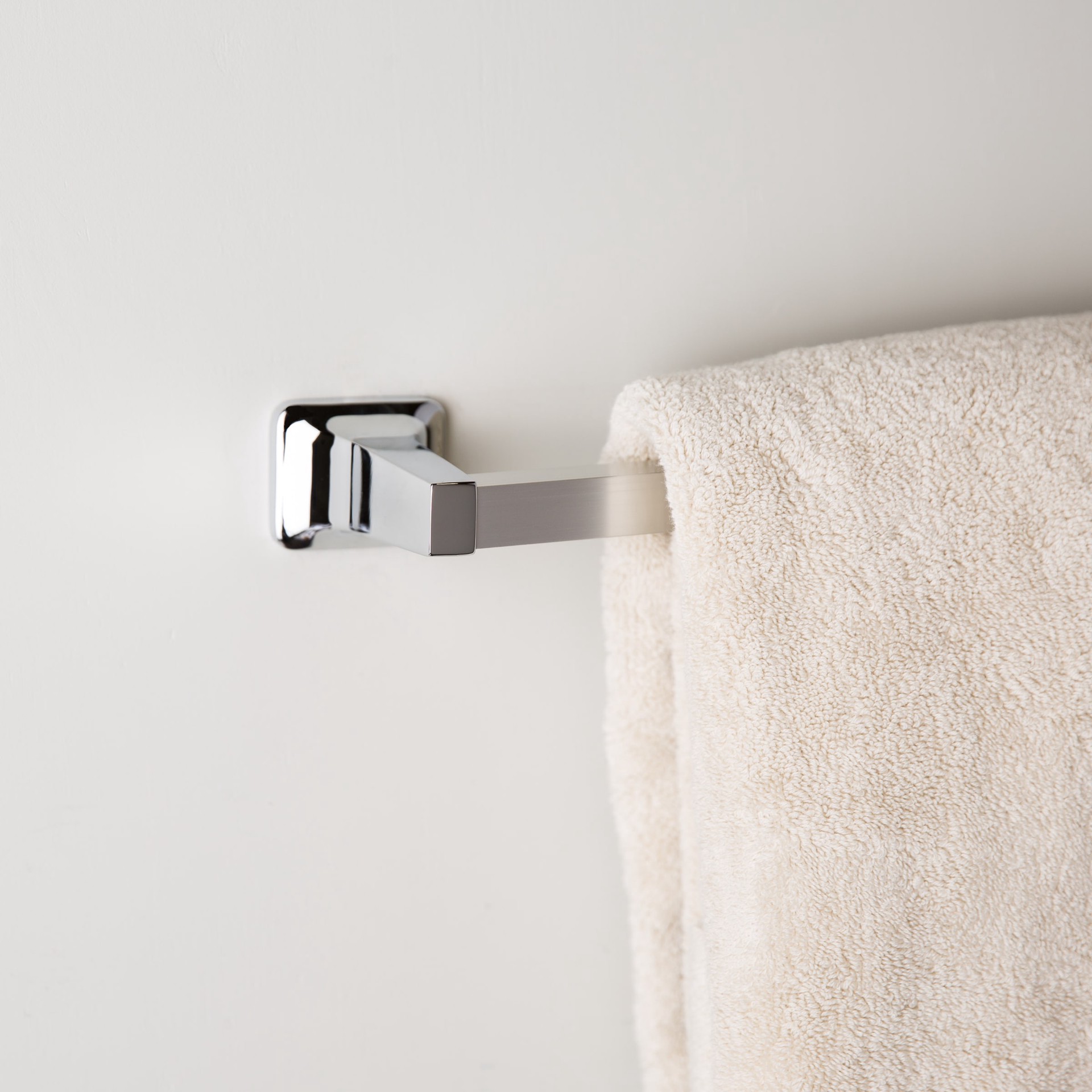 slide 2 of 6, Project Source Seton 18-in Chrome Wall mount Single Towel Bar, 1 ct