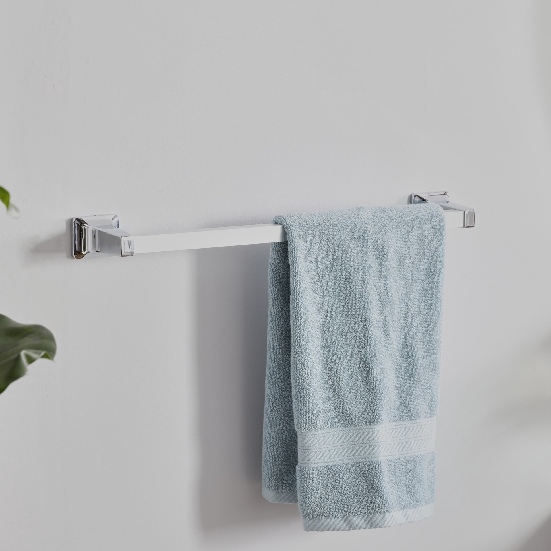 slide 6 of 6, Project Source Seton 18-in Chrome Wall mount Single Towel Bar, 1 ct