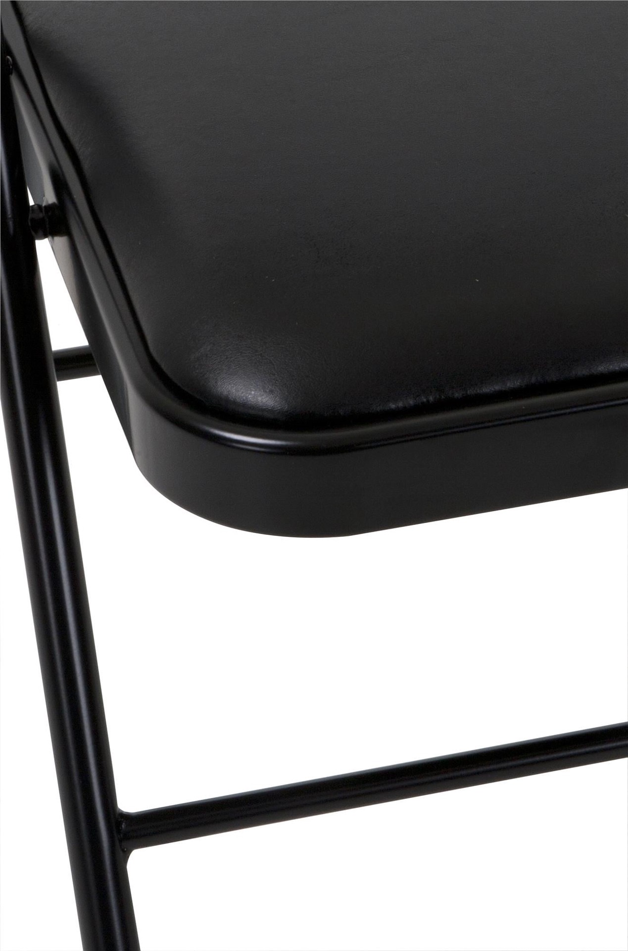 slide 6 of 6, Cosco Black Residential Standard Metal Folding Chair with Padded Seat (Indoor), 1 ct