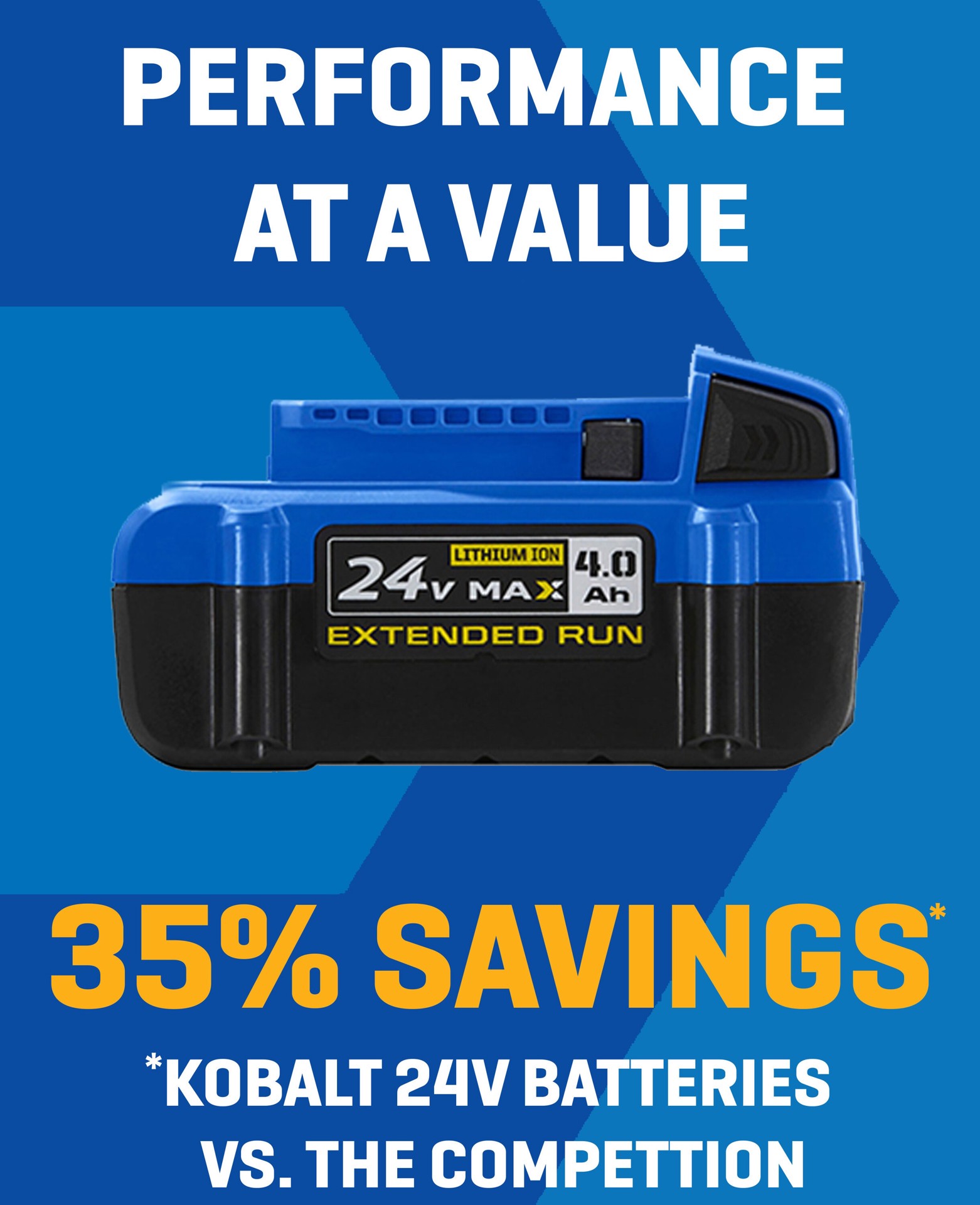 slide 3 of 6, Kobalt 24 -Volt 1 -Pack Lithium-ion ( 6 Ah Battery ), 1 ct
