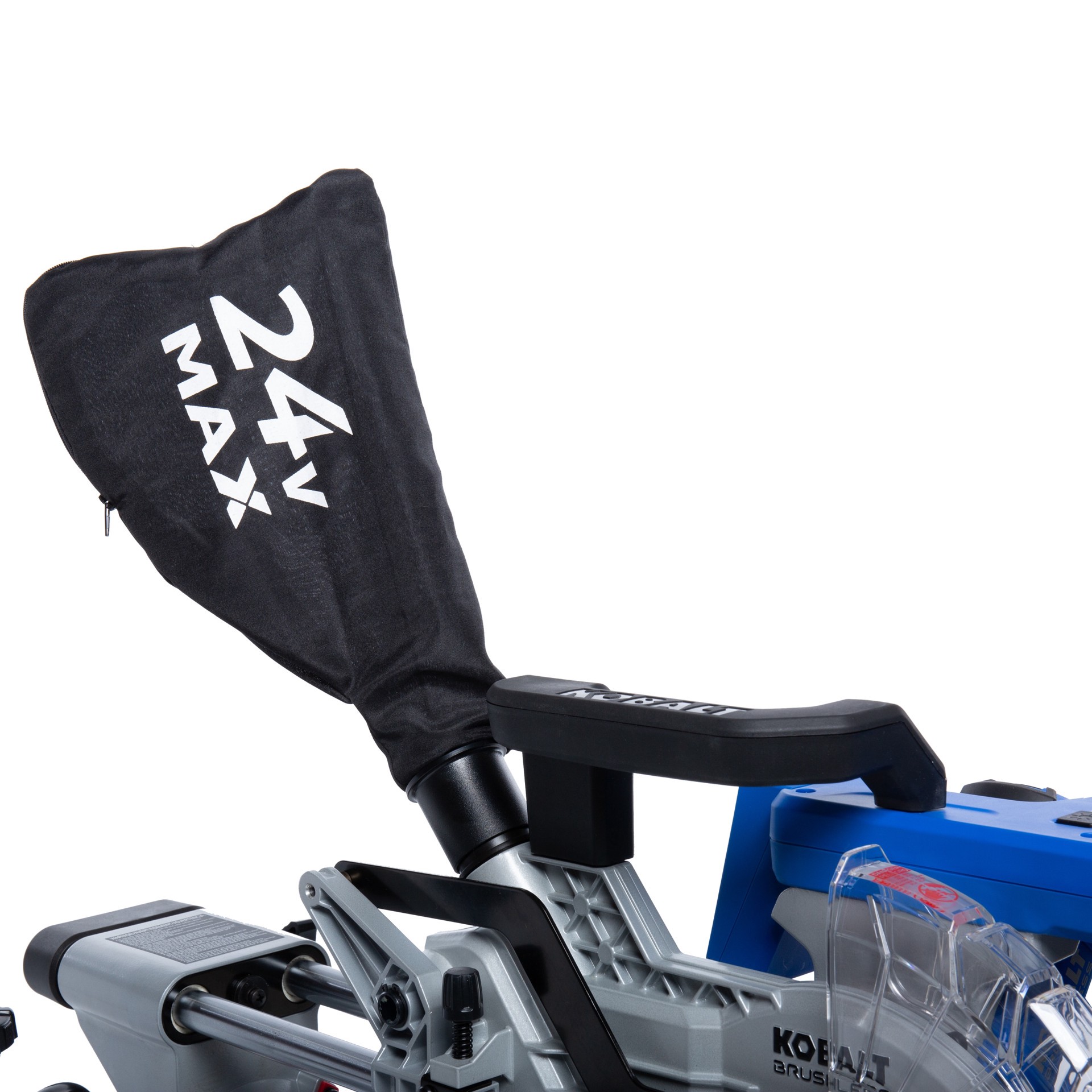 slide 6 of 6, Kobalt 7-1/4-in 24-volt Dual Bevel Sliding Compound Cordless Miter Saw, 1 ct