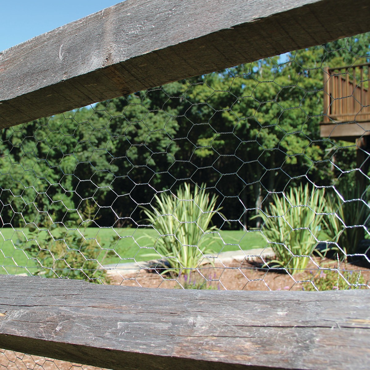 slide 5 of 6, GARDEN CRAFT 25-ft x 3-ft Gray Steel Chicken Wire Rolled Fencing 1-in - Mesh Size, 1 ct