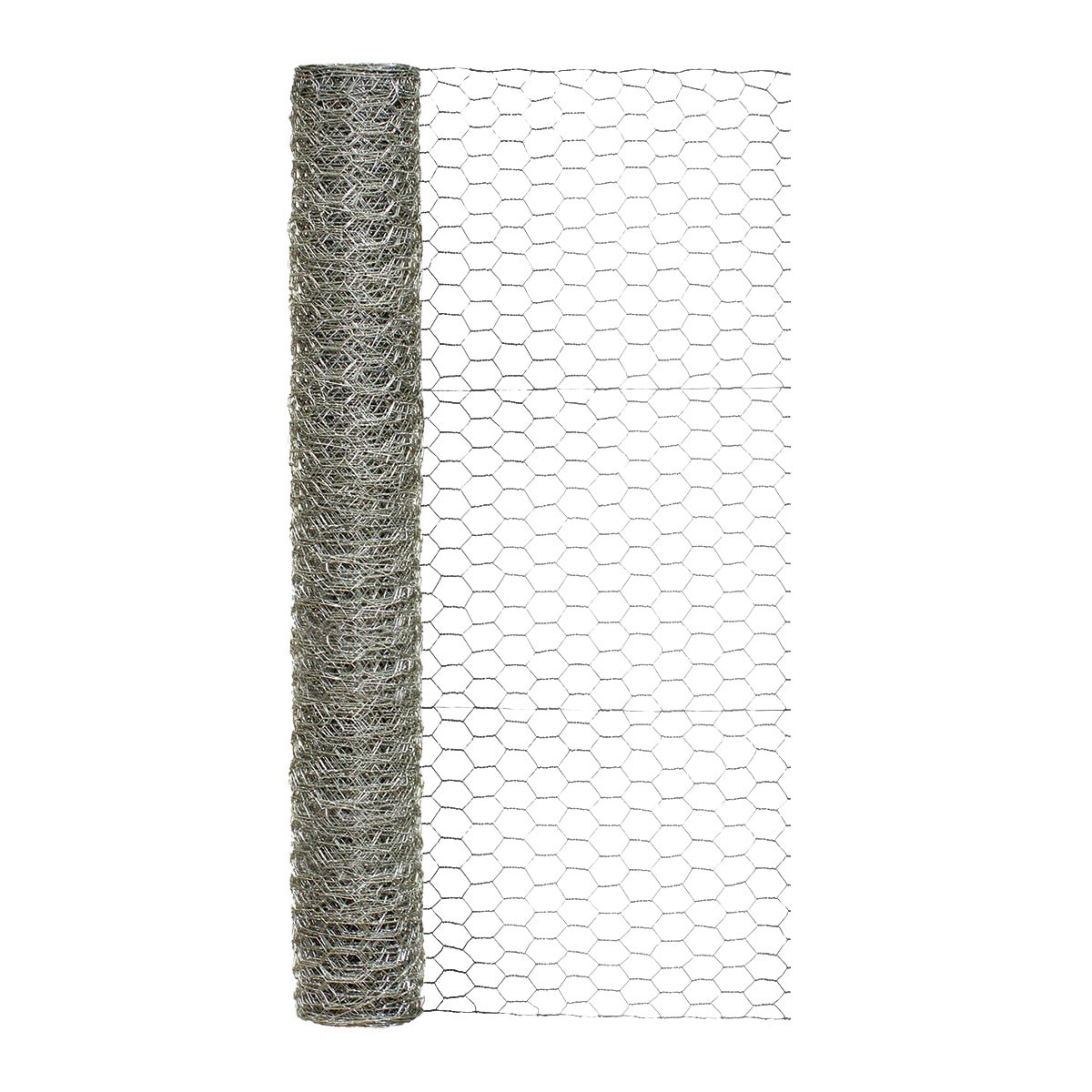 slide 1 of 6, GARDEN CRAFT 25-ft x 3-ft Gray Steel Chicken Wire Rolled Fencing 1-in - Mesh Size, 1 ct