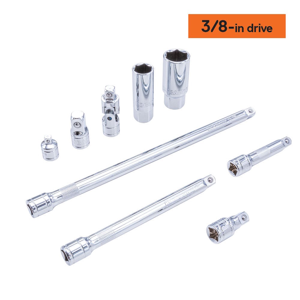 slide 3 of 6, Kobalt 22 -Piece 1/4-in, 3/8-in and 1/2-in Drive Accessory Set, 1 ct