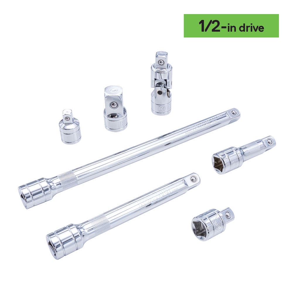 slide 4 of 6, Kobalt 22 -Piece 1/4-in, 3/8-in and 1/2-in Drive Accessory Set, 1 ct