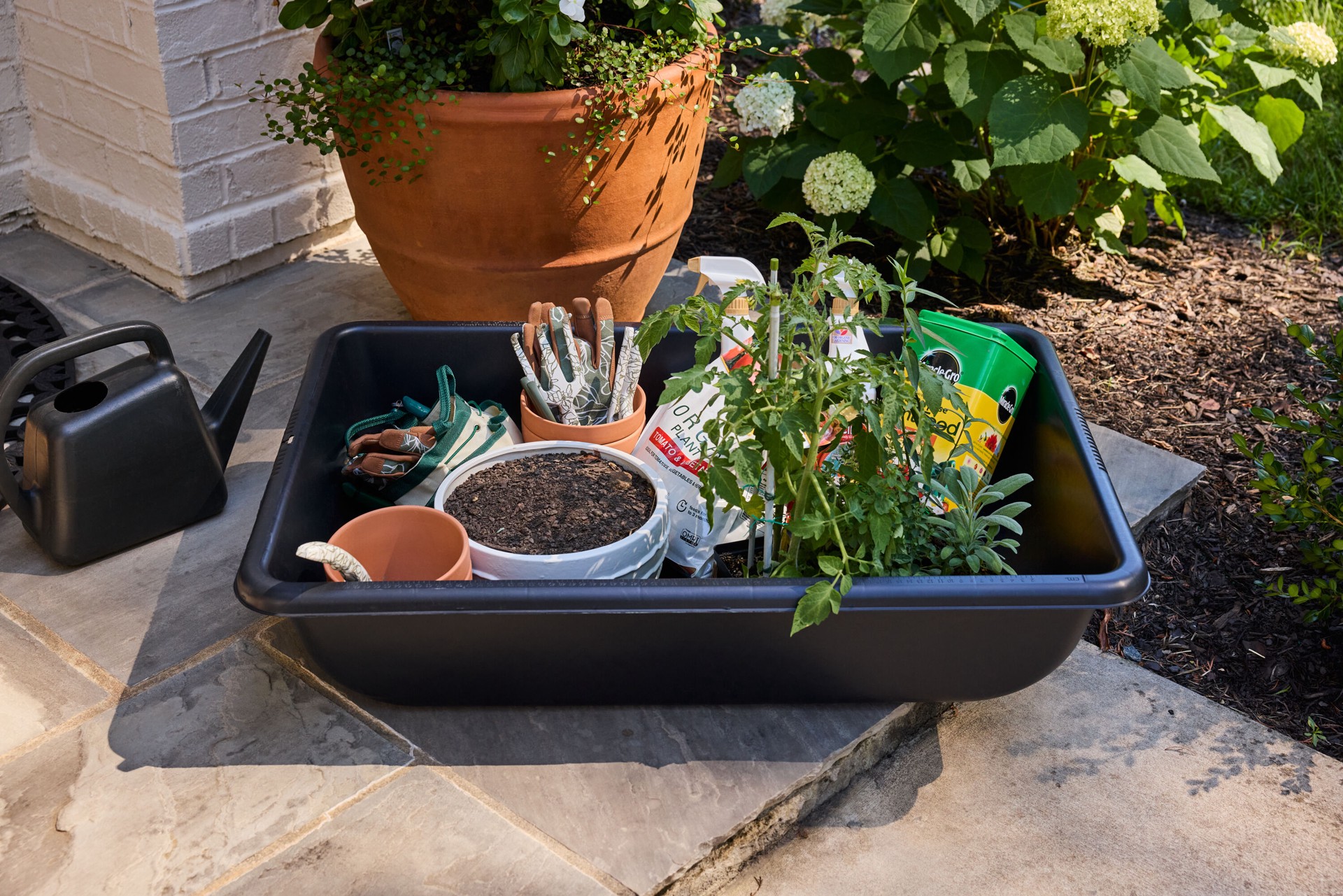 slide 3 of 6, Creative Plastic Concepts Large Mixing Tub 36-in L x 24-in W x 8-in D Plastic Drywall Mud Pan, 1 ct