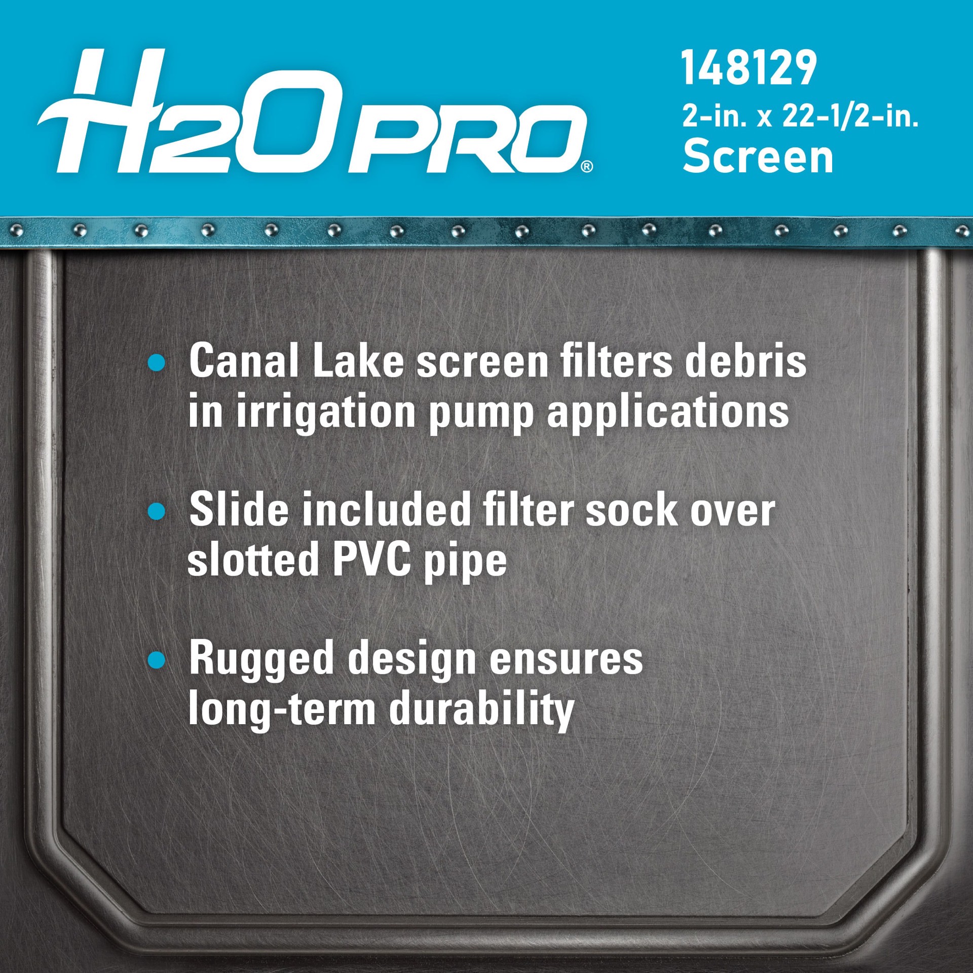 slide 6 of 6, H2OPRO Canal Screen, 1 ct
