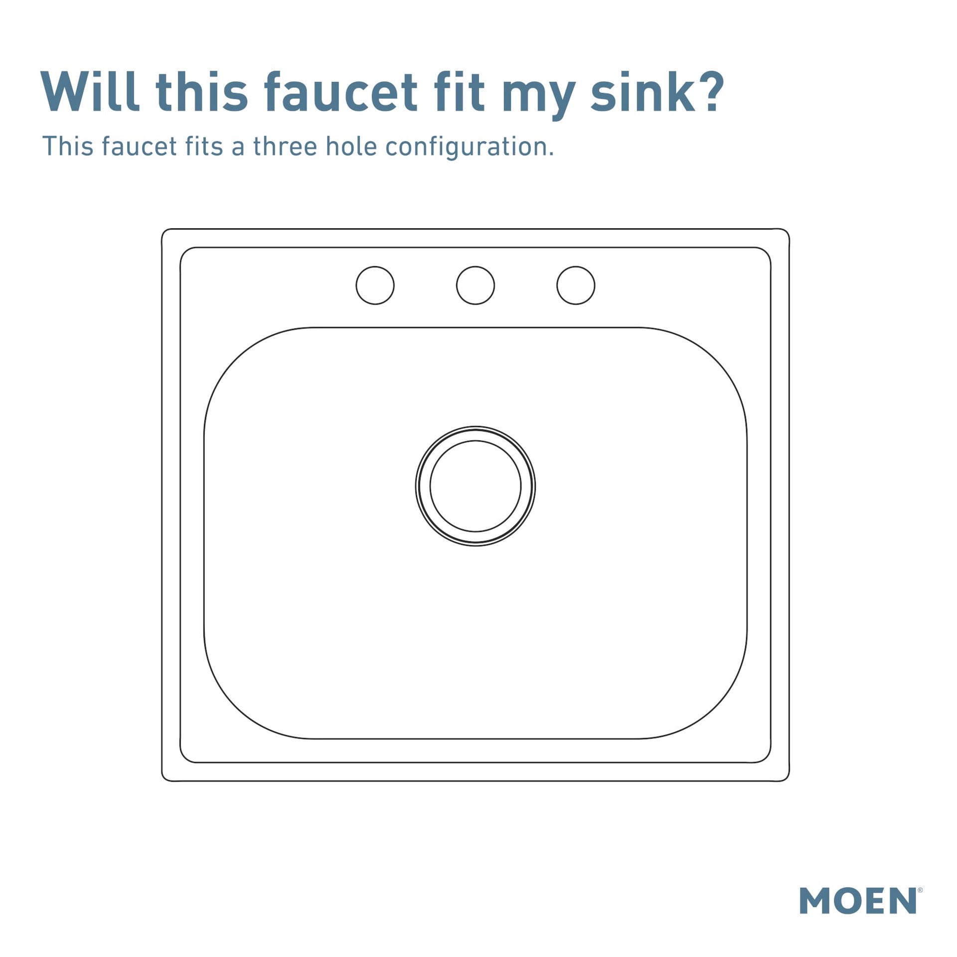 slide 5 of 6, Moen Caldwell Spot Resist Stainless Double Handle Deck-mount Kitchen Faucet ( Deck Plate Included ), 1 ct