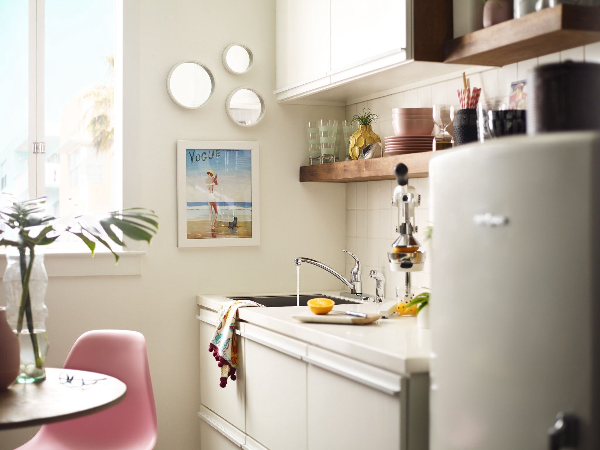 slide 6 of 6, Moen Adler Chrome Single Handle Deck-mount Kitchen Faucet with Sprayer (Includes Deck Plate) (Includes Side Sprayer), 1 ct