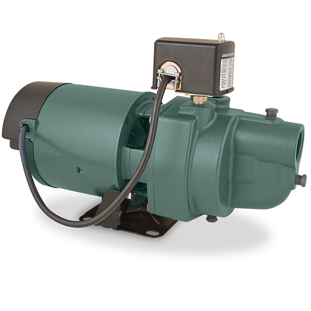 slide 1 of 6, Zoeller 3/4-HP 115 and 230 -Volt 15-Gallon Cast iron Shallow well jet pump, 1 ct
