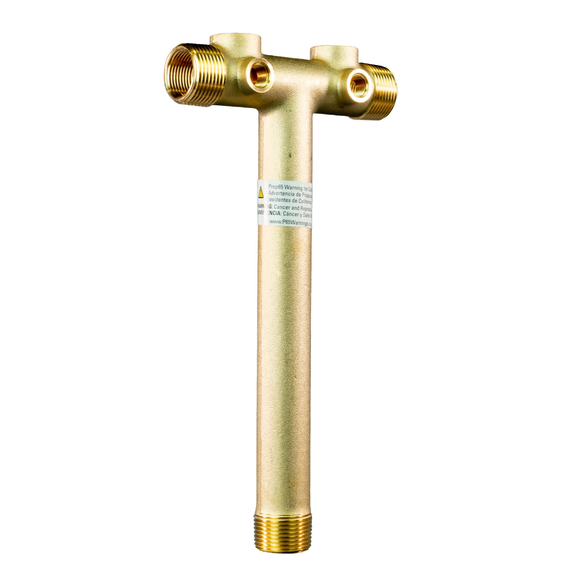 slide 3 of 6, H2OPRO Tank Tee - 13 in. Brass, 1 ct