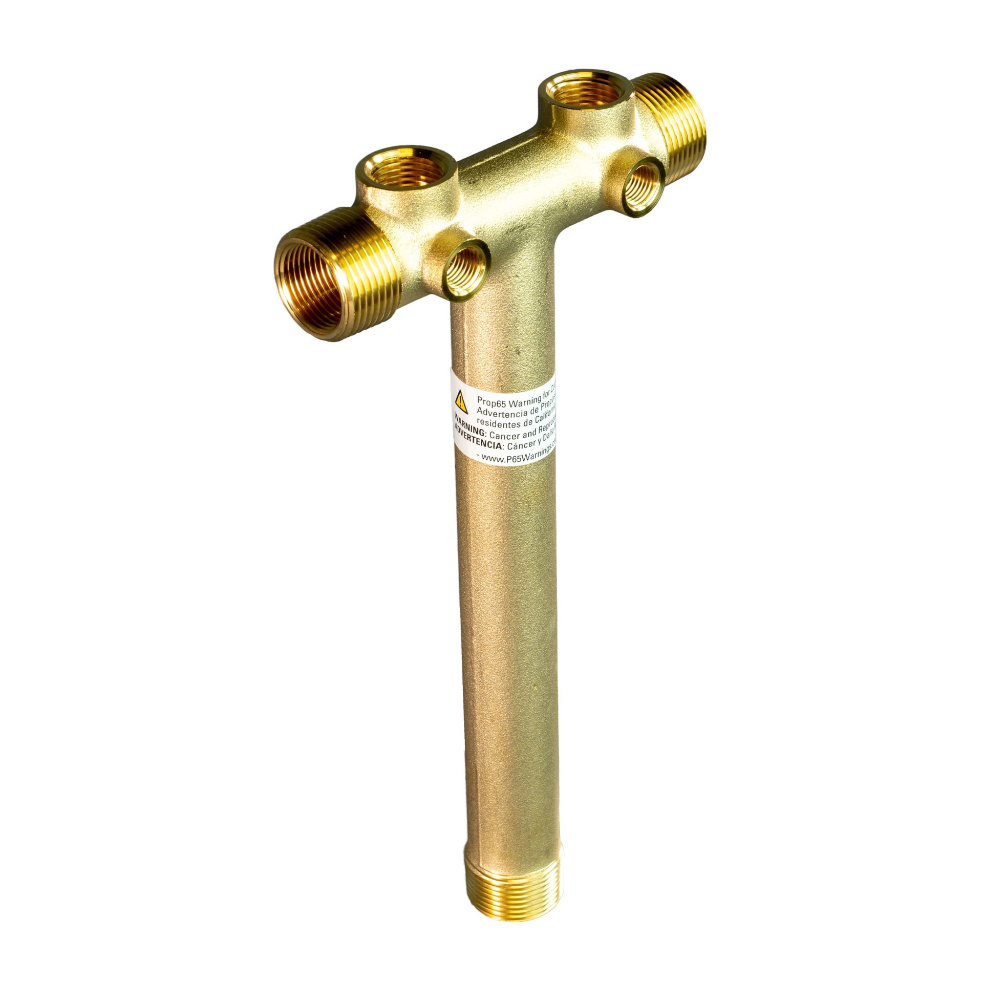 slide 4 of 6, H2OPRO Tank Tee - 13 in. Brass, 1 ct