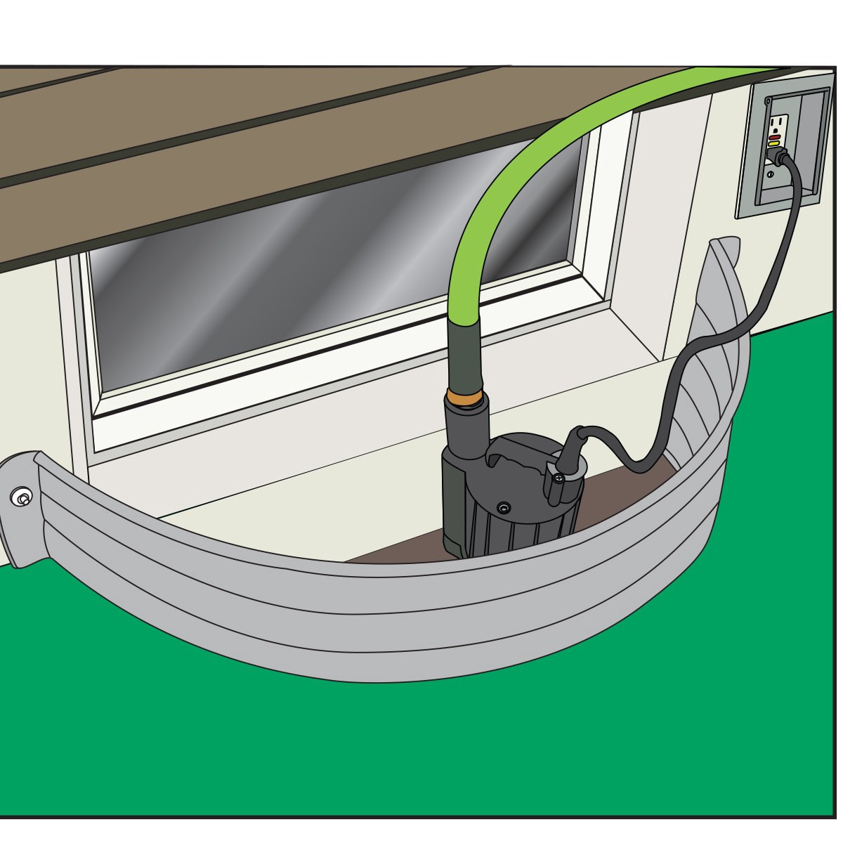 slide 5 of 6, Zoeller 1/3-HP 115 -Volt 35-Gallon Thermoplastic Submersible utility pump, 1 ct