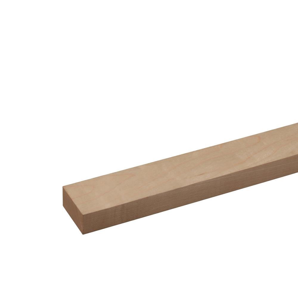 slide 1 of 5, RELIABILT 1-in x 2-in x 4-ft Unfinished Clear S4S Maple Common Softwood Board, 1 ct