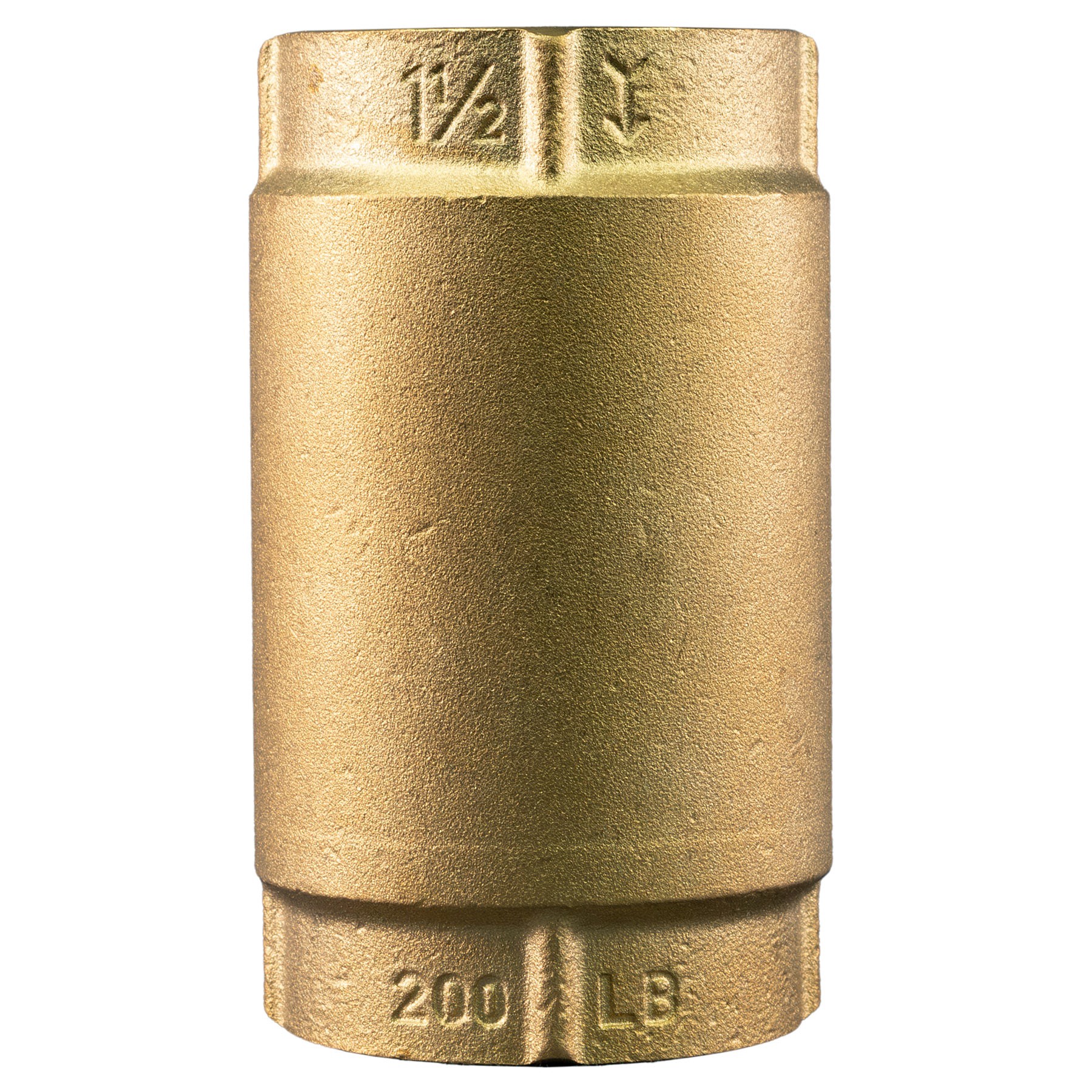 slide 2 of 6, H2OPRO Check Valve - 1-1/2 in. Brass, 1 ct