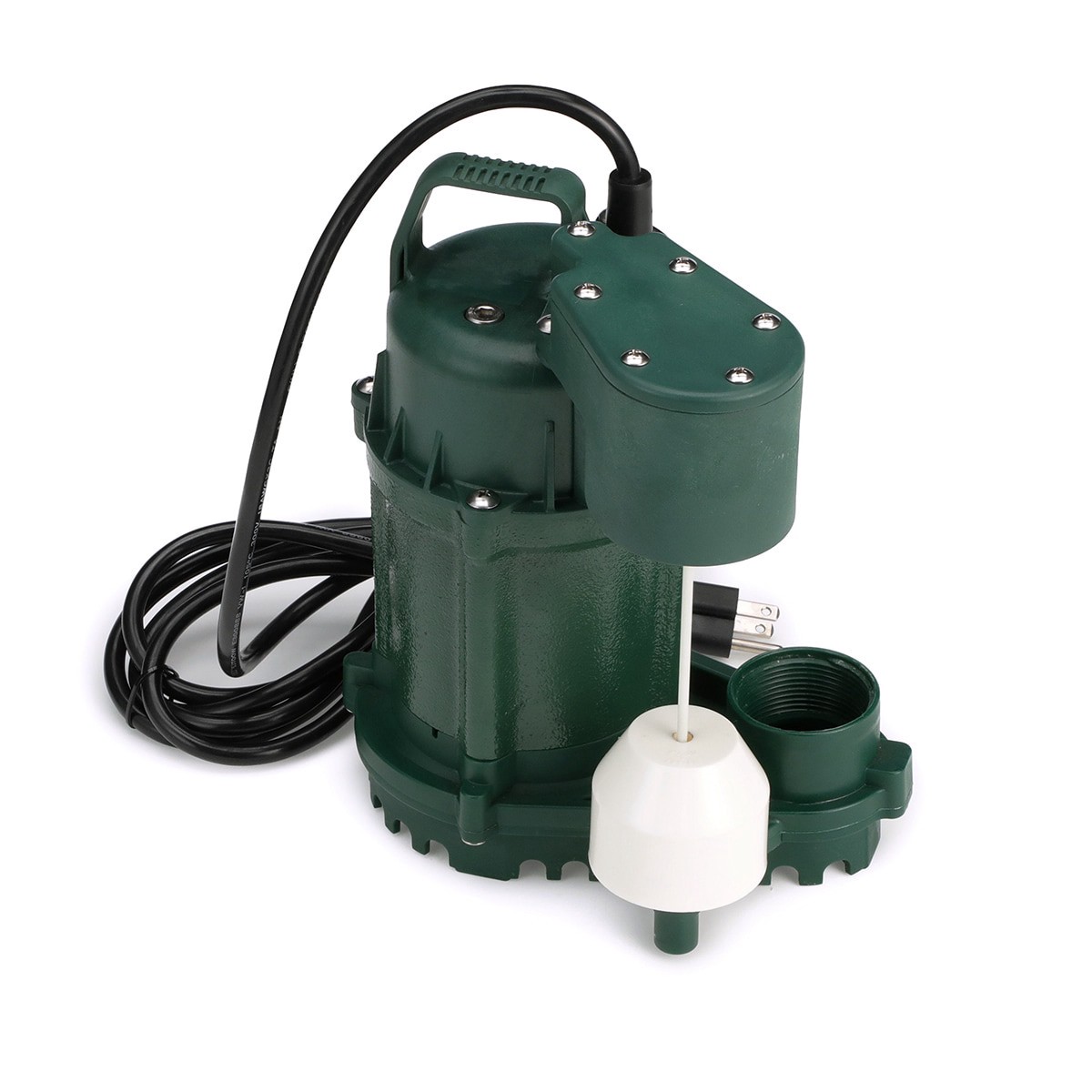 slide 3 of 6, Zoeller 1/3-HP 115 -Volt 42-Gallon Cast iron Submersible sump pump, 1 ct
