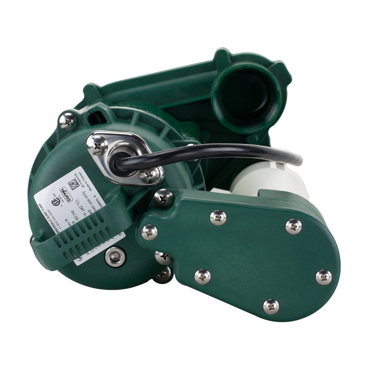 slide 3 of 6, Zoeller 1/2-HP 115 -Volt 60-Gallon Cast iron Submersible sump pump, 1 ct