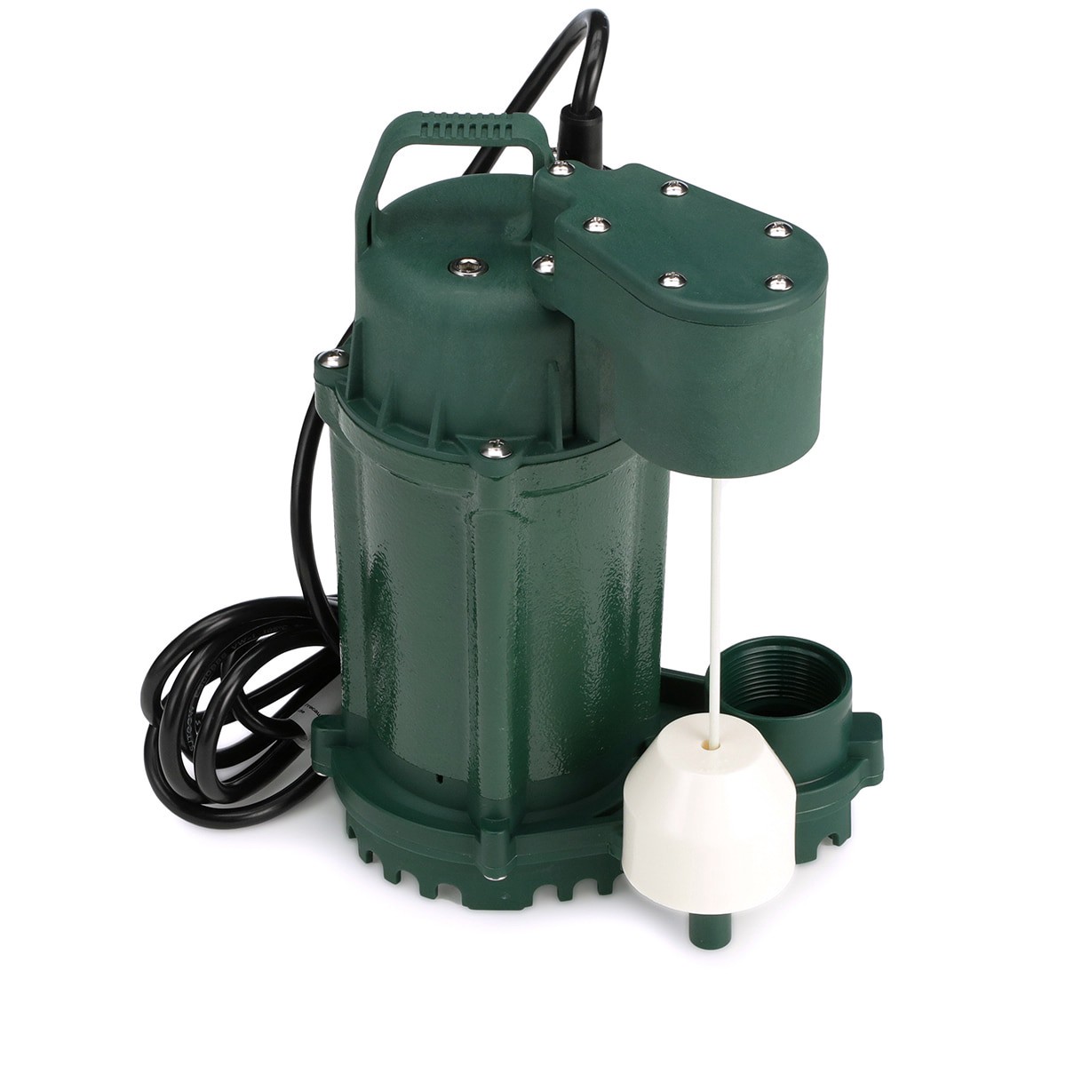 slide 4 of 6, Zoeller 1/2-HP 115 -Volt 60-Gallon Cast iron Submersible sump pump, 1 ct